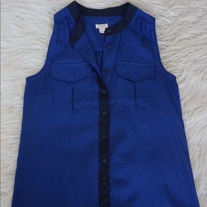J Crew Satin Top Size S