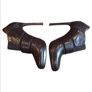 Giorgio Armani Ankle Black Booties