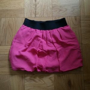 Zara pink mini skirt
