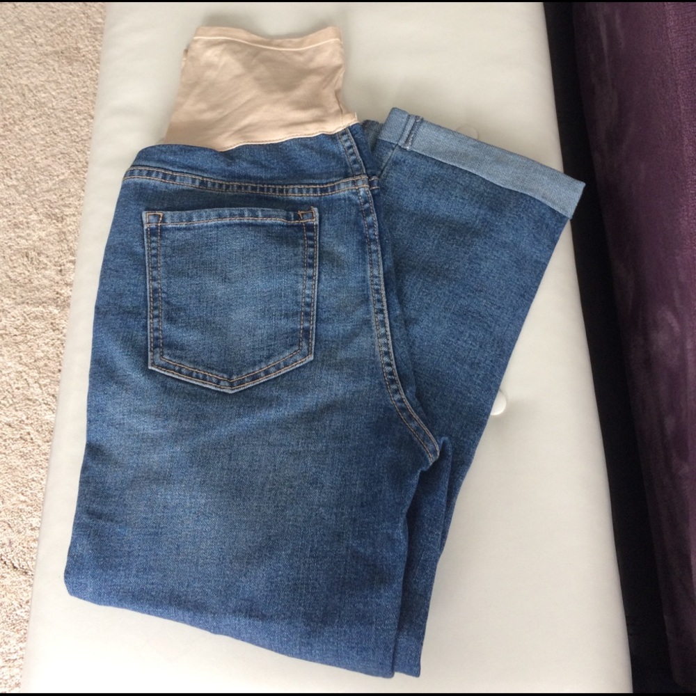 Old navy denim maternity Capris pants