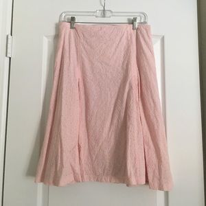 Pink A line skirt
