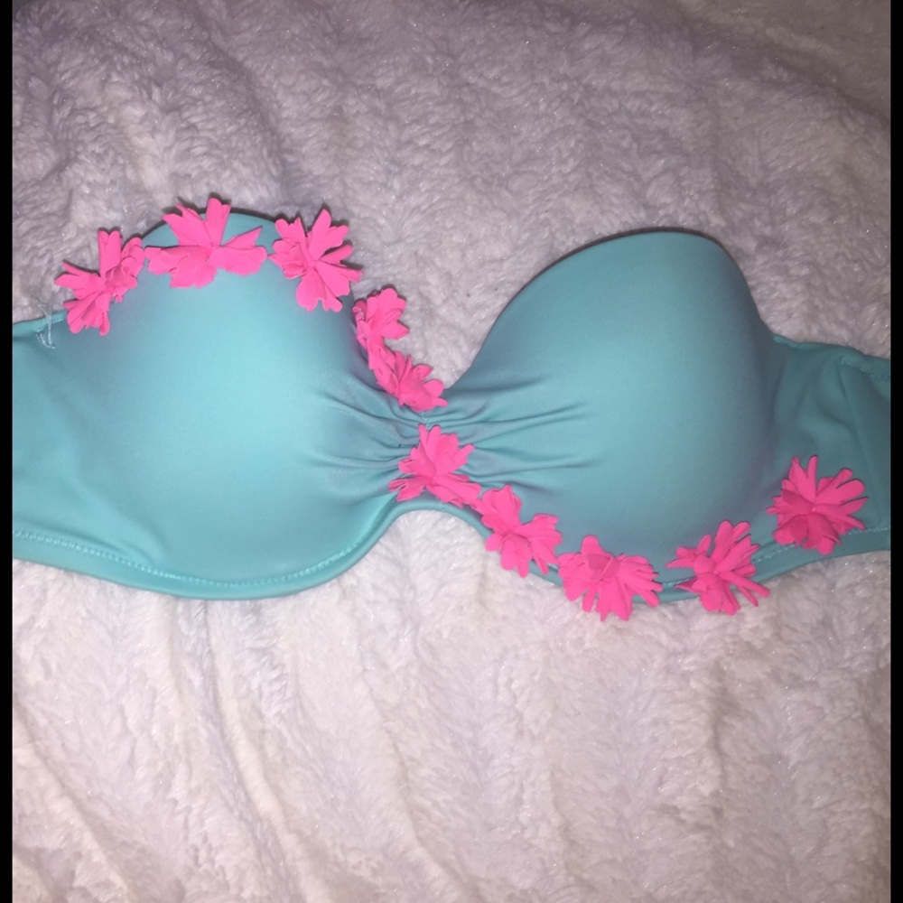 Victorias Secret Push up swim top strapless