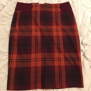 The Limited plaid mini skirt