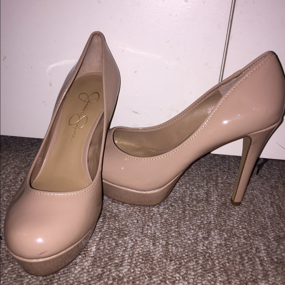 Jessica Simpson Nude Stilettos