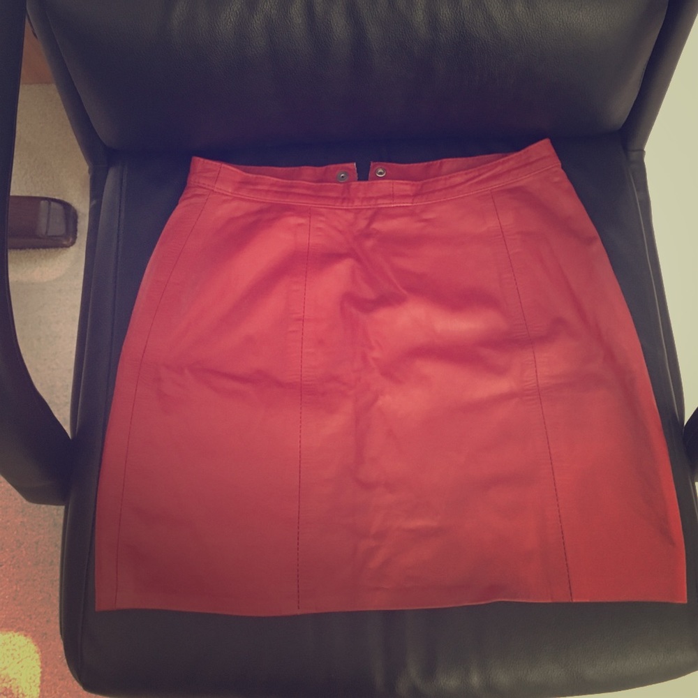 Leather Skirt