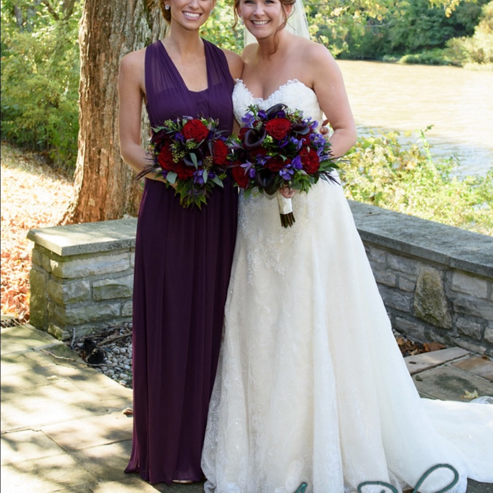 David's Bridal Versa Plum Dress