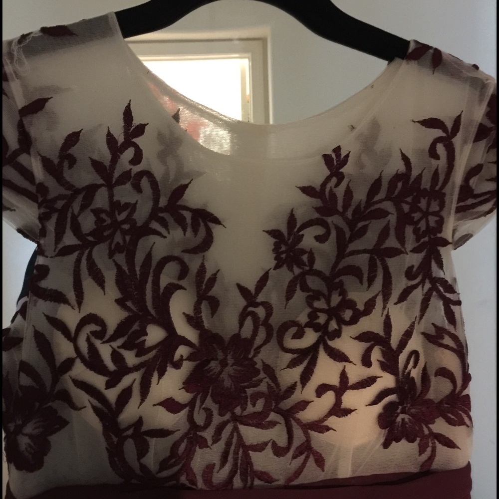 Burgundy Formal Dress
