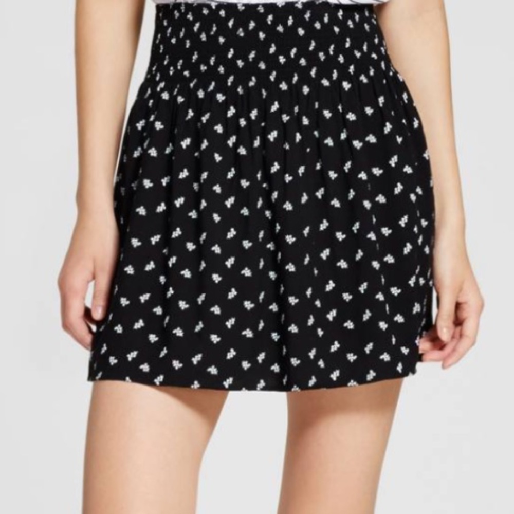Black and white skirt