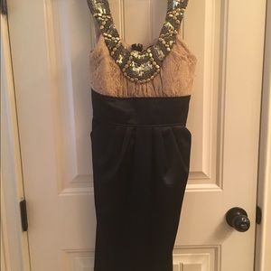Short black formal dress, size: 13