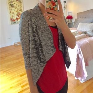 Silver sequin cardigan