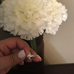 James Avery Silver Twisted Wire Ring Sz.8