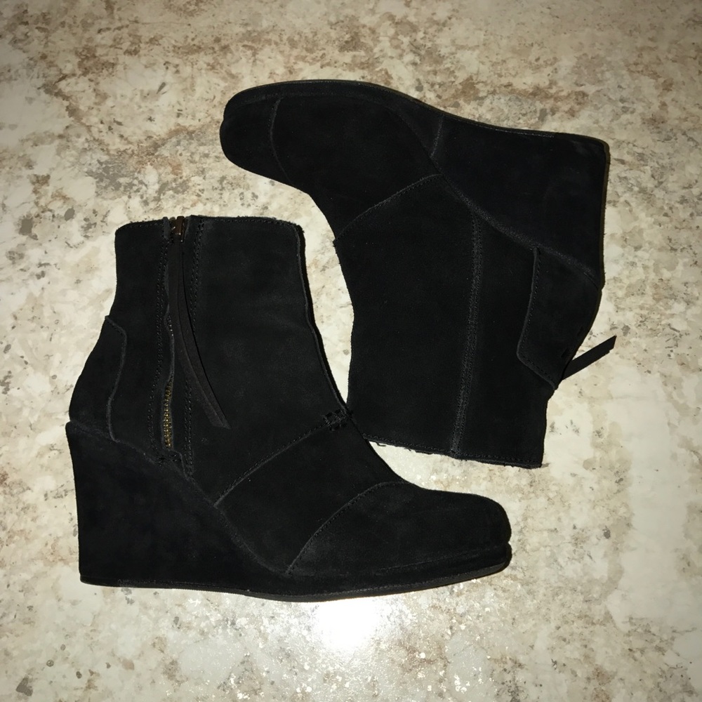 TOMS Wedge Booties