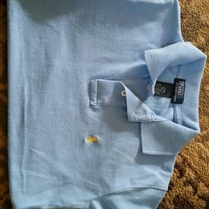 Size 8 boys RL short levee polo