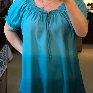 Silk Ombré Top from Torrid, Size 2X