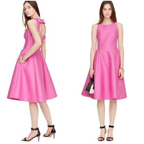 kate spade Dresses & Skirts - Kate Spade Pink Double Bow Back Dress