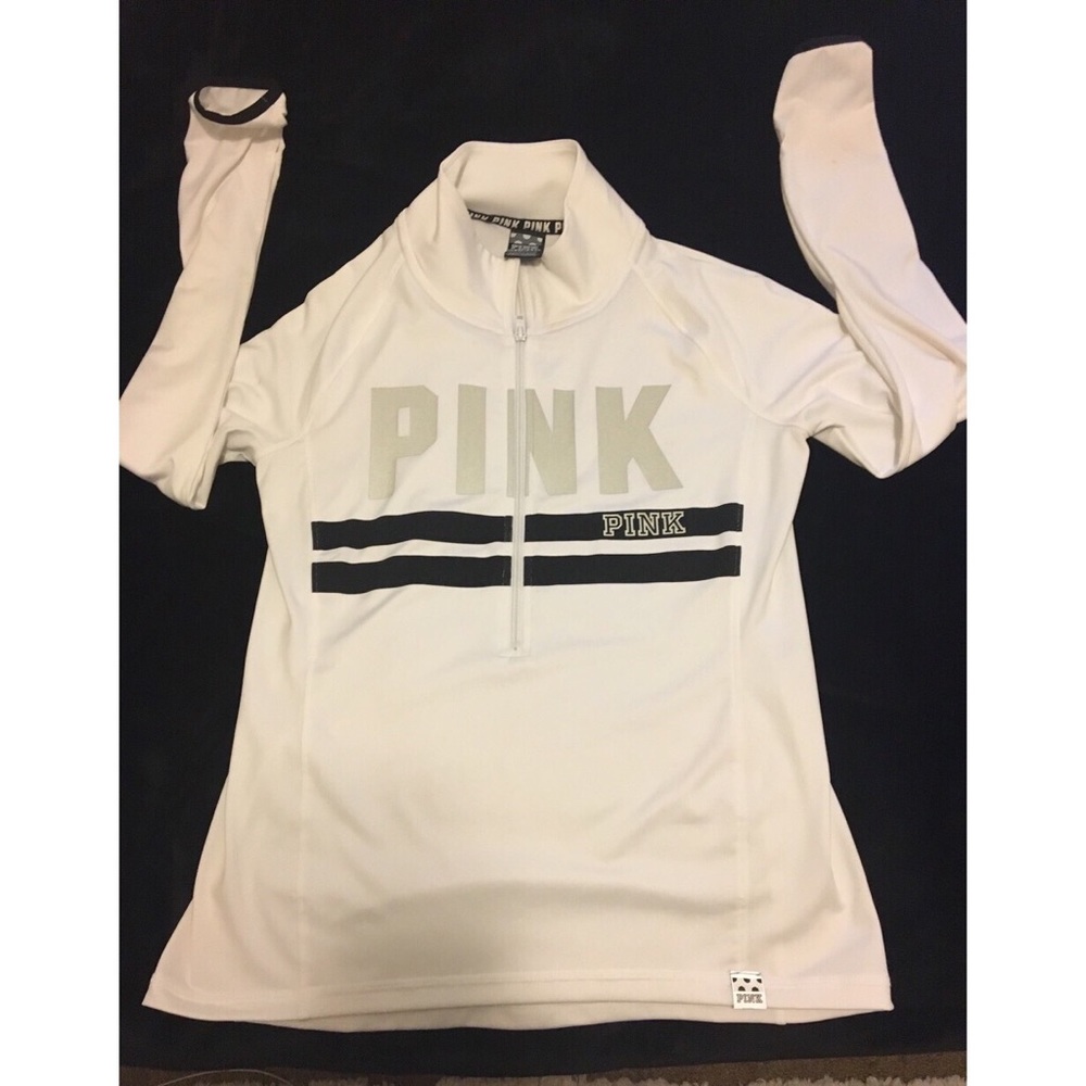 Half zip up Victoria's Secret sweatshirt