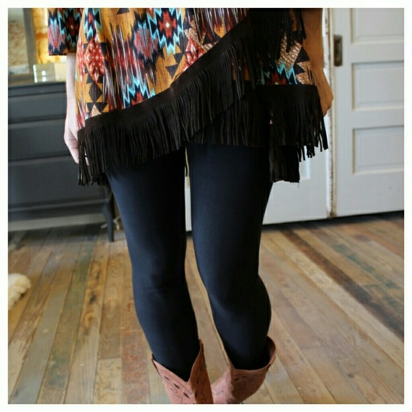 Infinity Raine Pants - Bundle of 3 Black brushed knit leggings