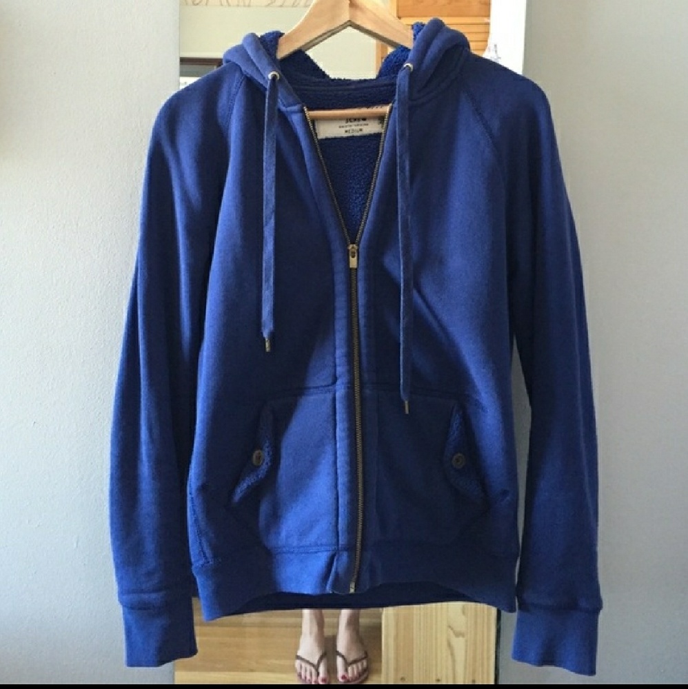 J Crew Sherpa Fleece jacket