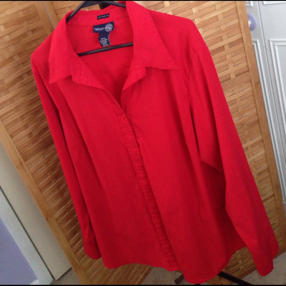 Red Venezia stretch shirt