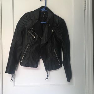 H&M Faux Leather Moto Jacket
