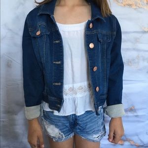 LIKE NEW!! KIDS DENIM JACKET!
