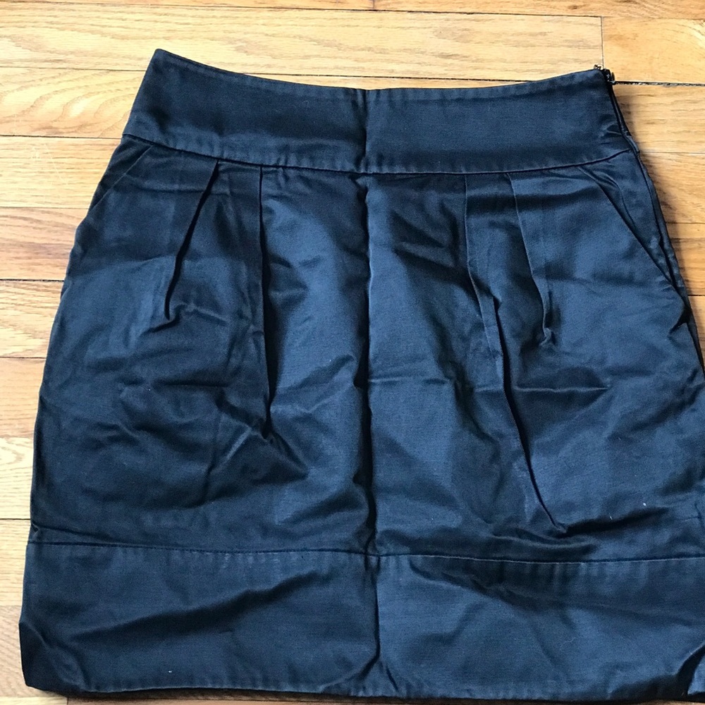 Club Monaco Black Satin ALine Skirt - Size 2
