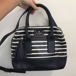 Kate Spade Navy and White Purse