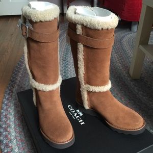 Belmont suede saddle boots new with box