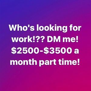 Work . Must be 18+ with a clean background