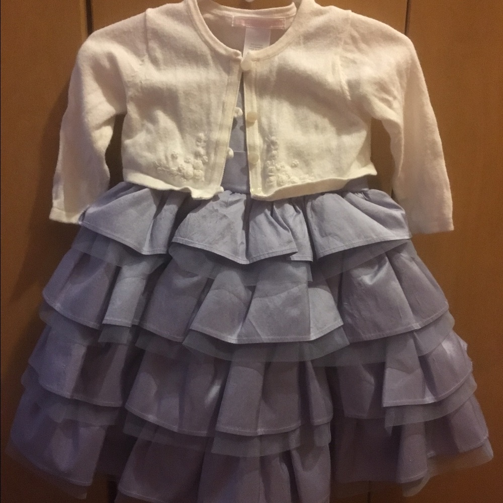 Janie and jack formal dress and sweater