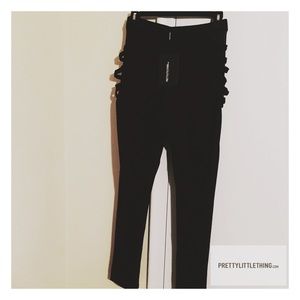 Black Mesh Hip Leggings