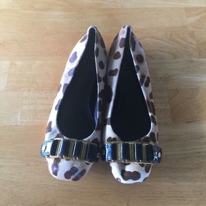 Leather Tory Burch flats