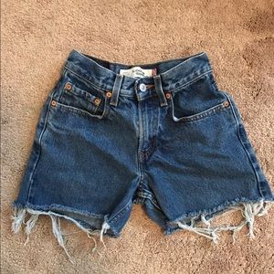 Vintage Levi High Waist Denim Shorts