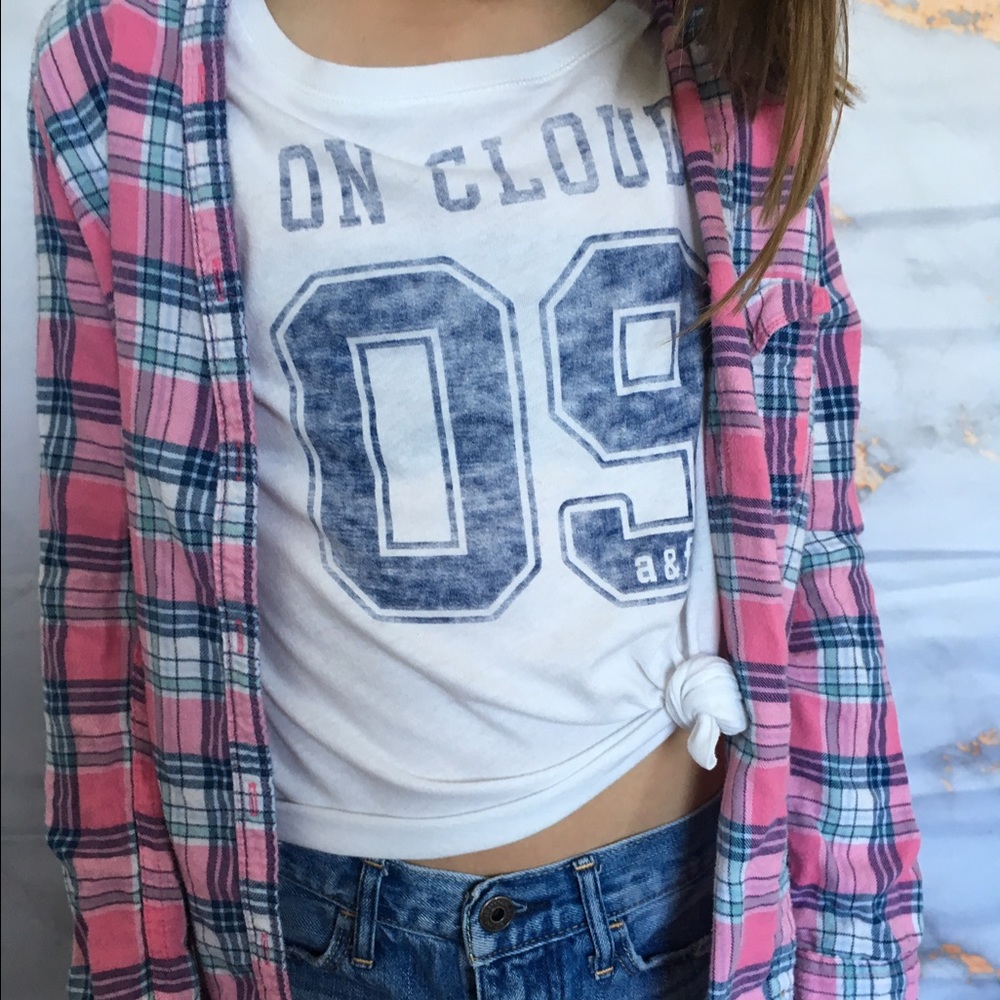 Abercrombie kids flannel.