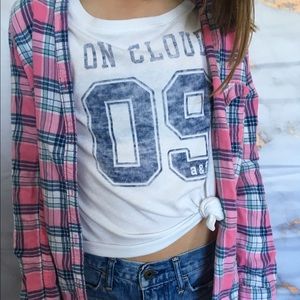 Abercrombie kids flannel.