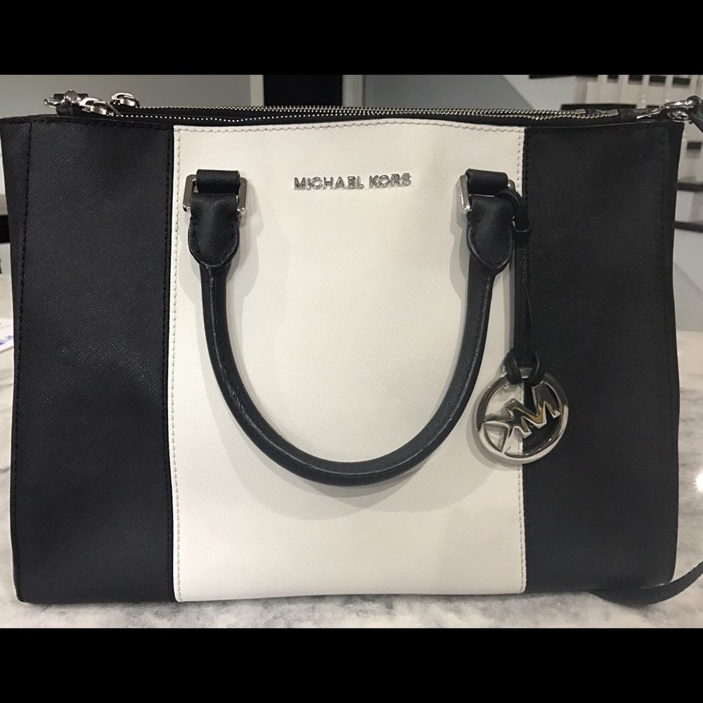 Authentic Michael Kors Black and White