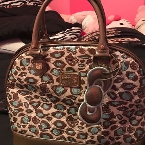Hello Kitty mint leopard dome handbag