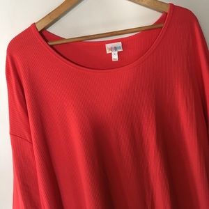 LuLaRoe Irma - Watermelon Red - L
