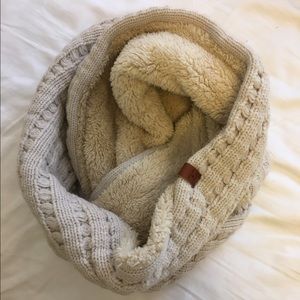 Bickley & Mitchell Pointelle Knit Eternity Scarf