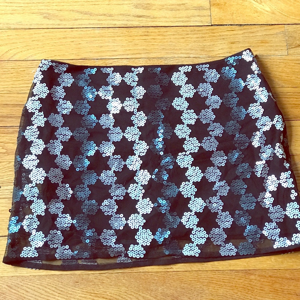 Bebe Sexy Sequence Mini Skirt - Size 0