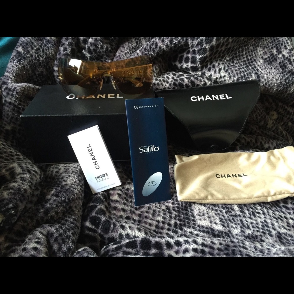 NIB Chanel 4157Q shield sunglasses - Picture 3 of 5