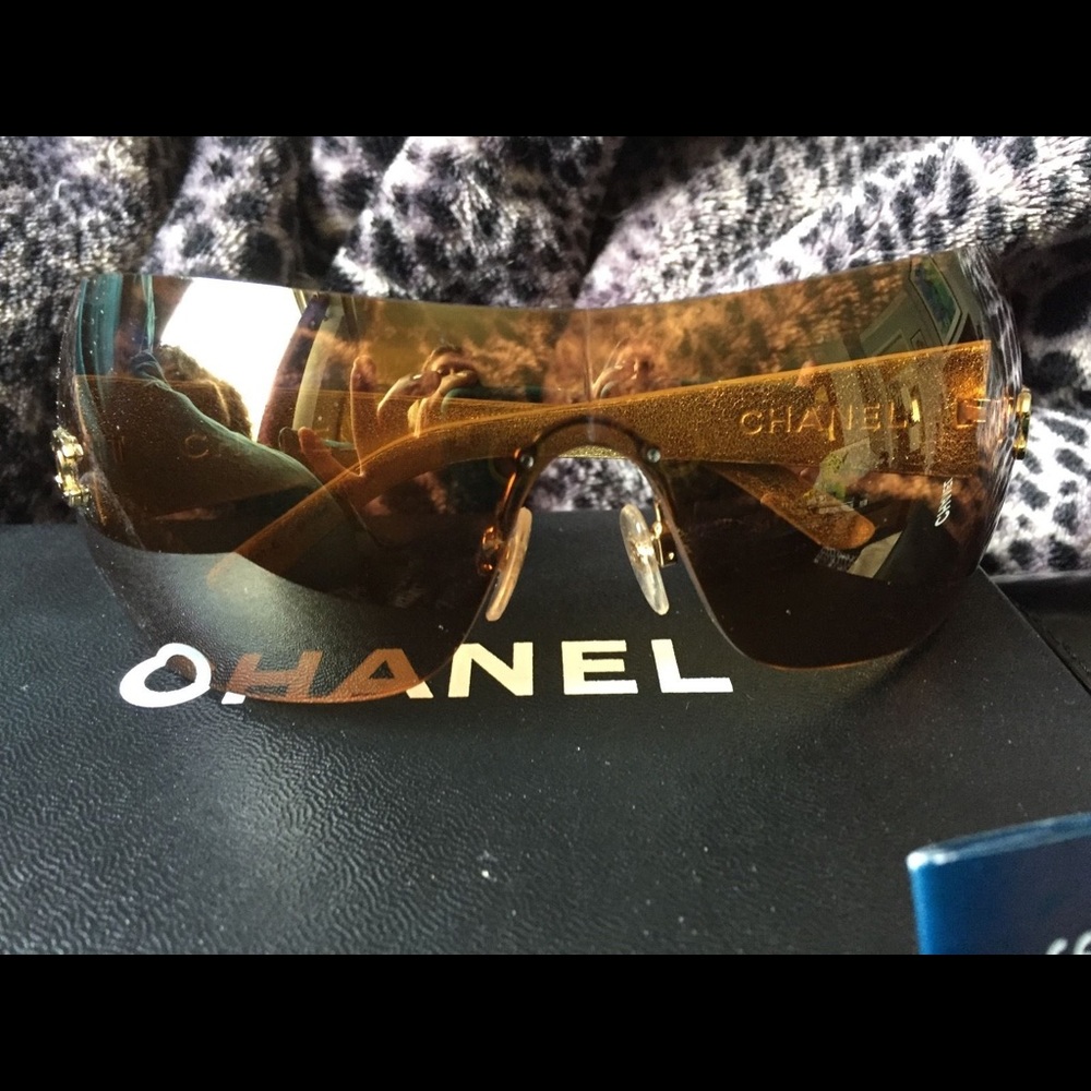 NIB Chanel 4157Q shield sunglasses - Picture 5 of 5