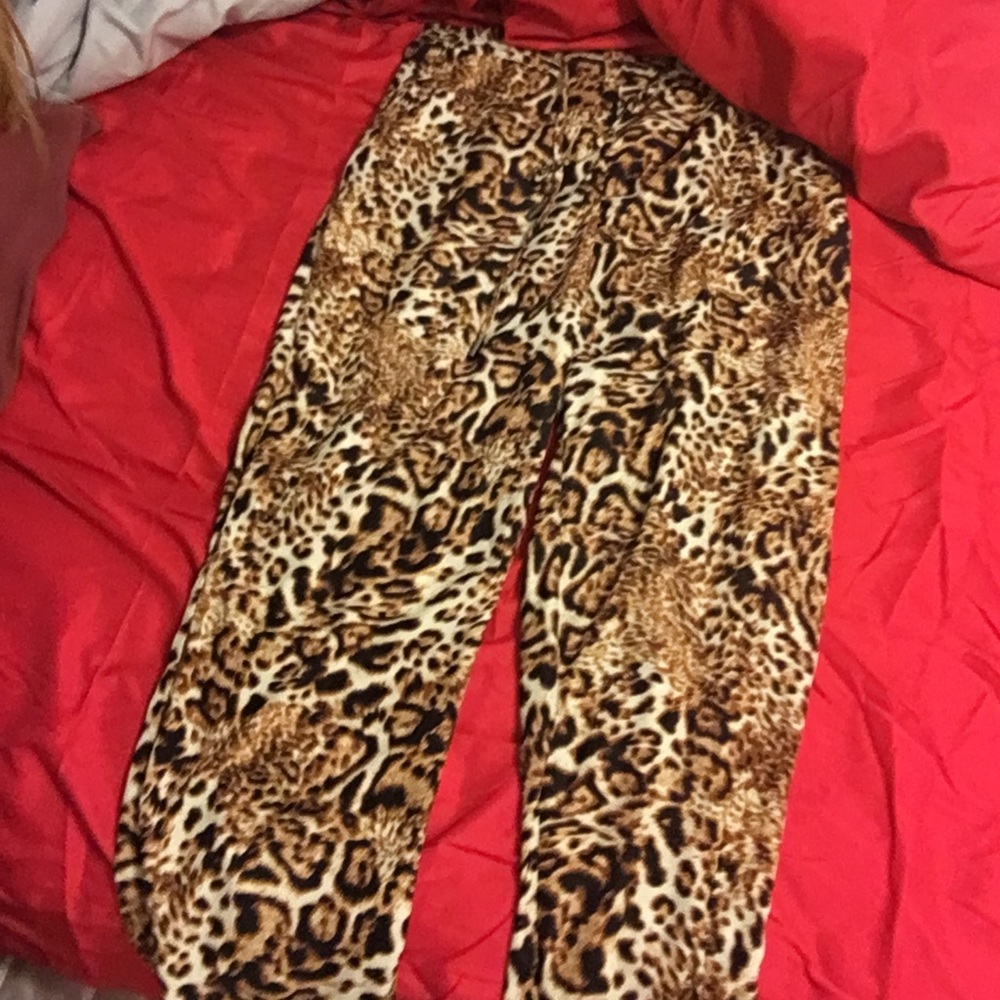 Cheetah pants