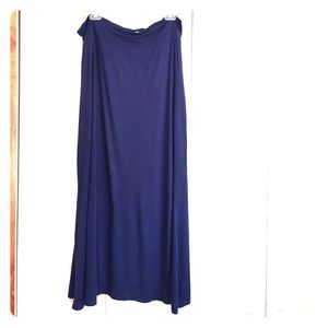 Blue maxi skirt