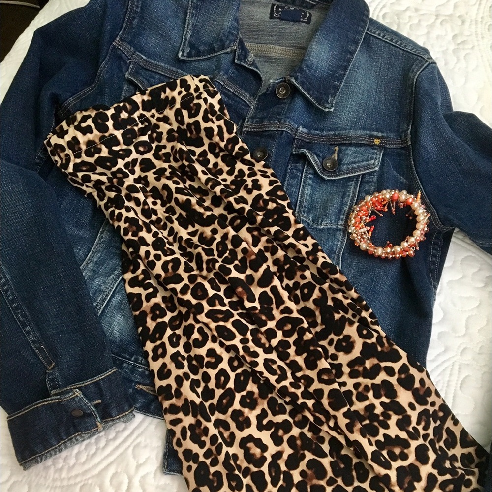 Leopard Print Skirt