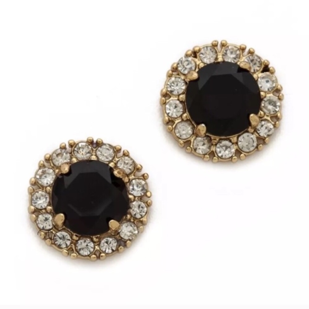 NWT Kate Spade "Secret Garden" Studs in Black