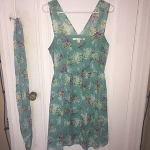 Lauren Conrad knee length floral dress