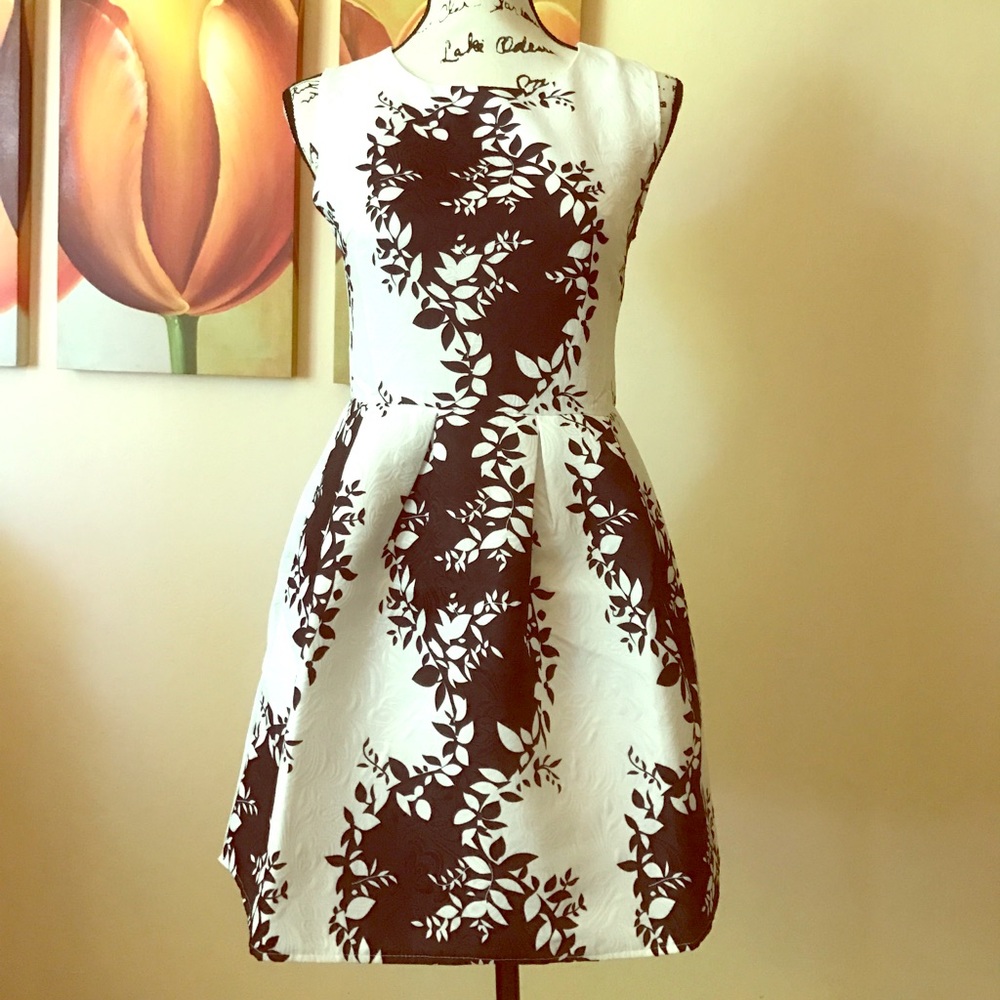 Climbing Vines Fit & Flare Dress - Picture 2 of 8