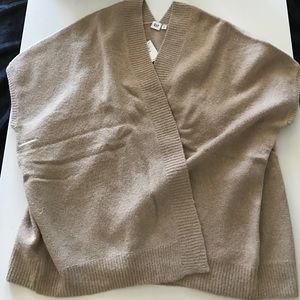 Gap Solid Open Cardigan -Camel
