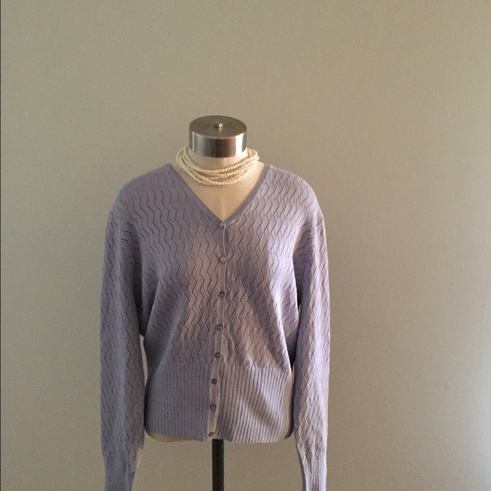 Valerie lilac knit sweater